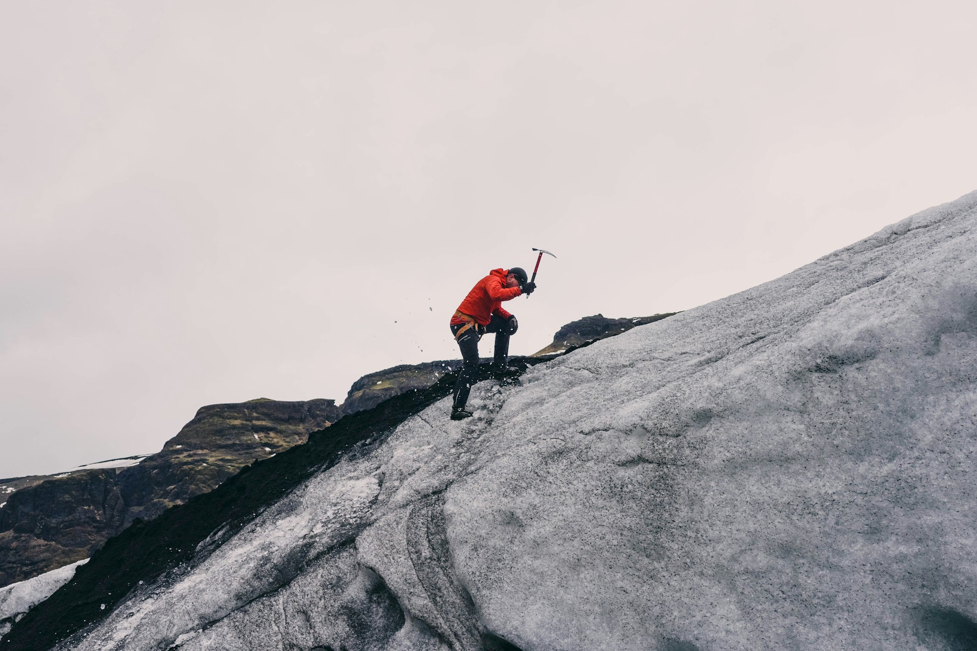 ice climb in iceland