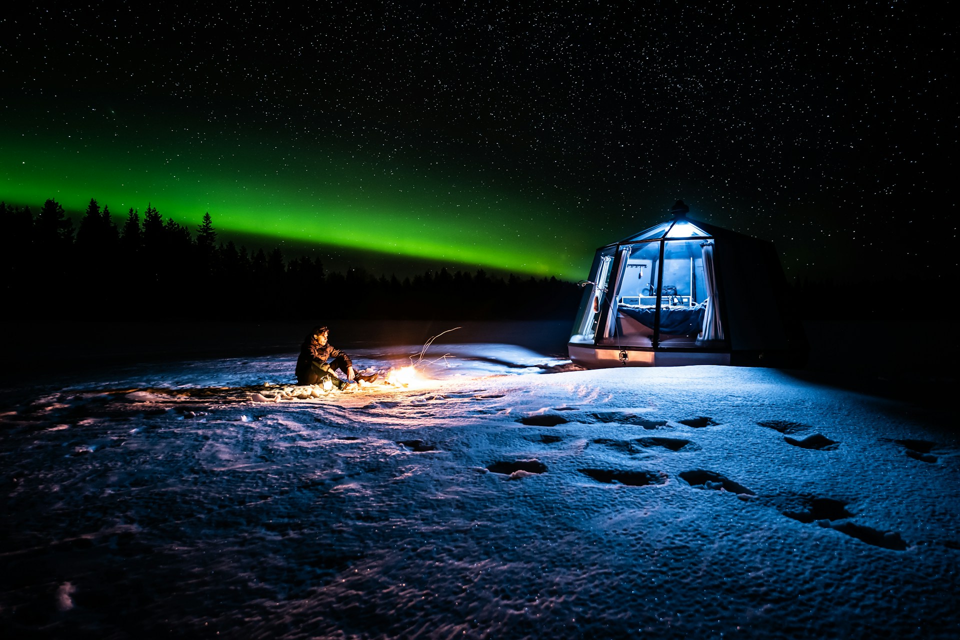 northern lights in finland