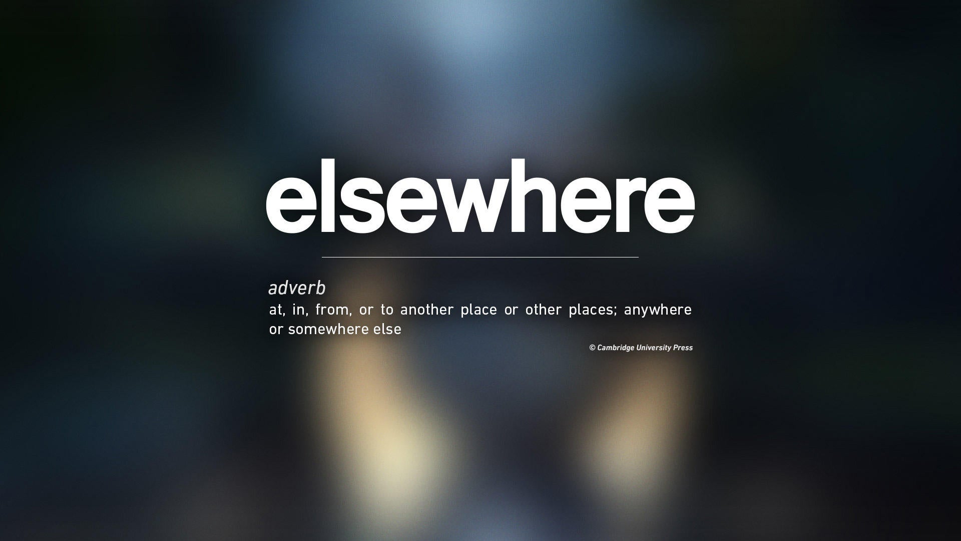 elsewhere entertainment announcement