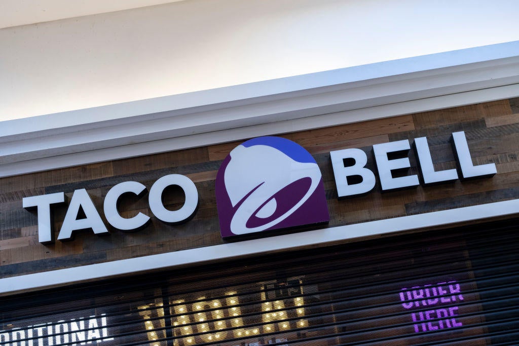 Sign For Fast Food Brand Taco Bell